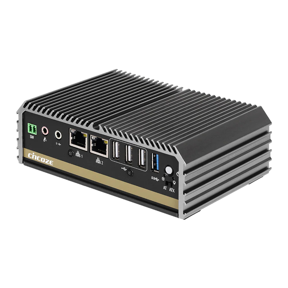 Cincoze DA-1000 Series User Manual