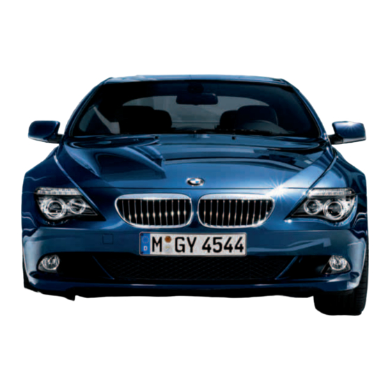 BMW 2009 6 Series Manuals