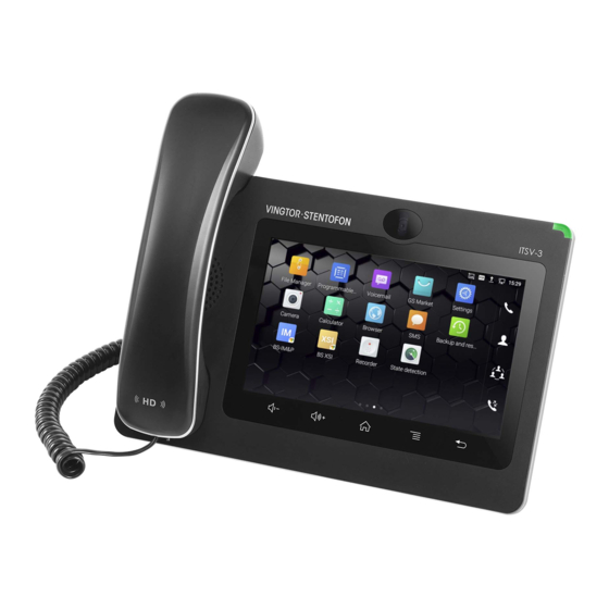 Zenitel Vingtor Stentofon ITSV-3 Quick Installation & Configuration Manual