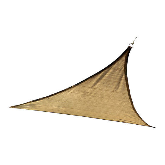 ShadeLogic Sun Shade Sail 25720 Assembly Instructions Manual