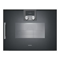 Gaggenau BSP2611 1 Series User Manual And Installation Instructions