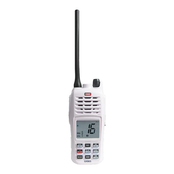 GME GX865 Instruction Manual