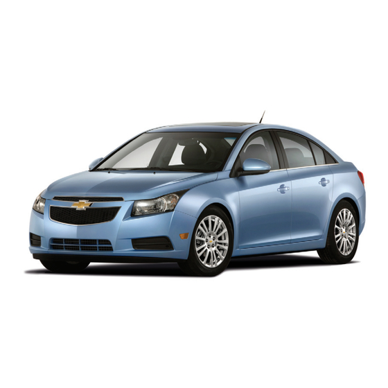 Chevrolet CRUZE - 2011 Quick Reference Manual