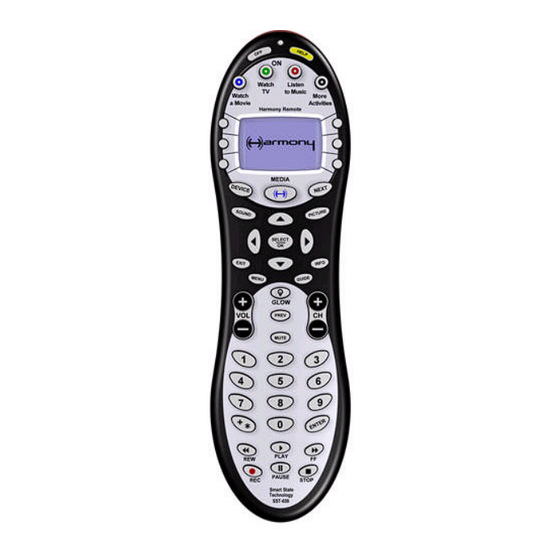Logitech SST-659 - Harmony Universal Remote Control User Manual