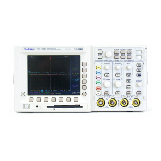 Tektronix TDS3000B Series Reference