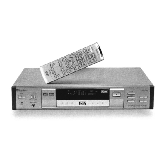 Roadstar DVD-2020H Service Manual