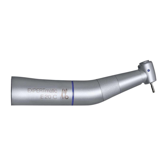 KaVo INTRAcompact 2068 CHC Instructions For Use Manual