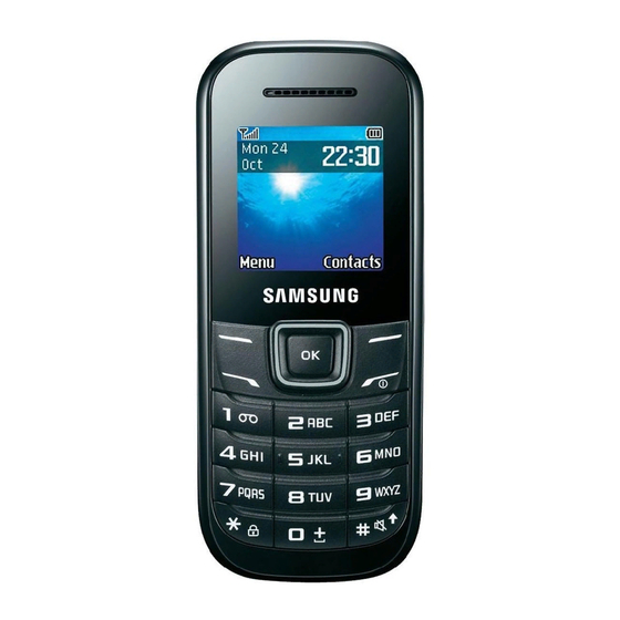 Samsung GT-E1205Q Manuals