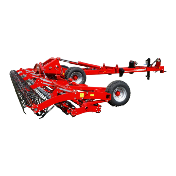 horsch Cultro 18 TC Operating Instructions Manual