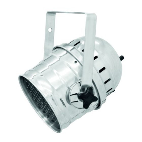 EuroLite LED PAR-64 RGB 36x5W Short Spots User Manual