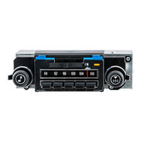 Antique Automobile Radio 912201BT Operating Instructions