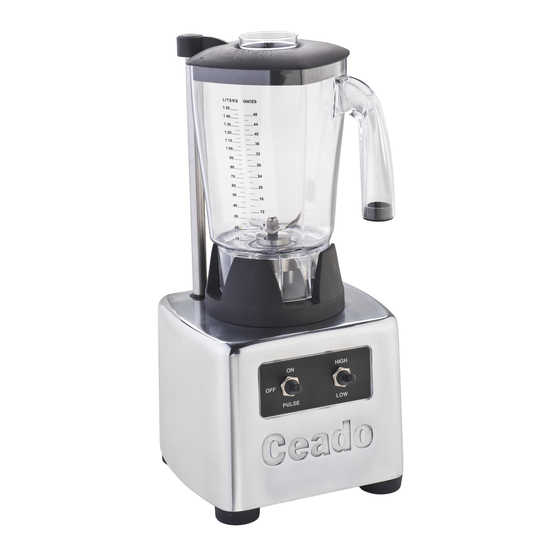 Ceado B209 Use And Maintenance Manual