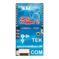 SM Modellbau gps-logger 2 Operating Instructions Manual