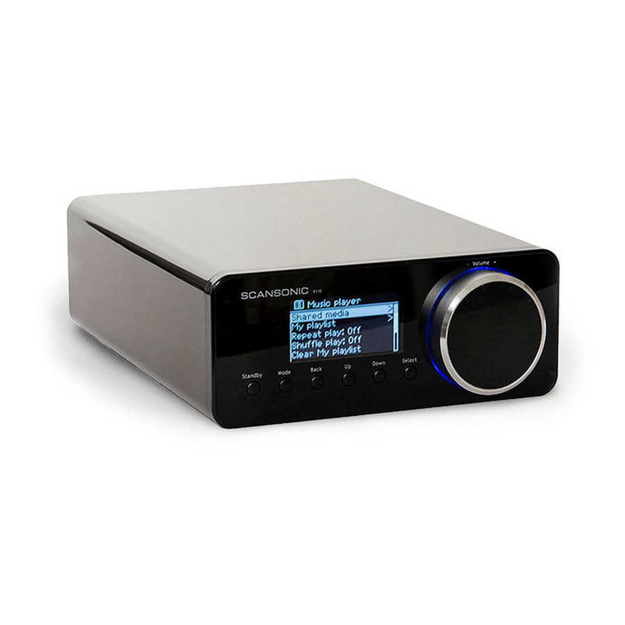 Scansonic R110 Owner's Manual