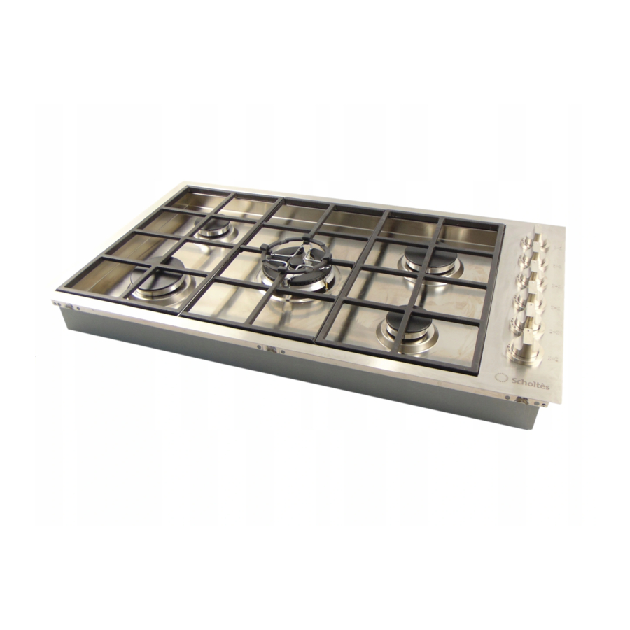 SCHOLTES PP 40 DCDR F Series Operating Instructions Manual