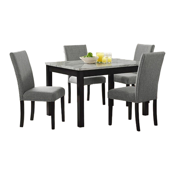 Furniture of America CM3182T-5PK Assembly Instructions Manual