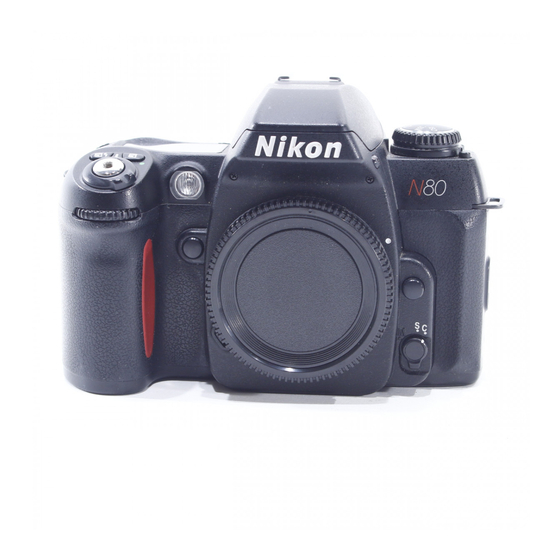 Nikon N80 Instruction Manual
