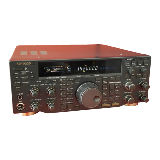 Kenwood TS-870S Instruction Manual