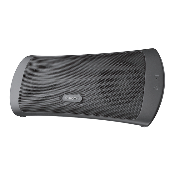 Logitech Wireless Speaker Getting Started With