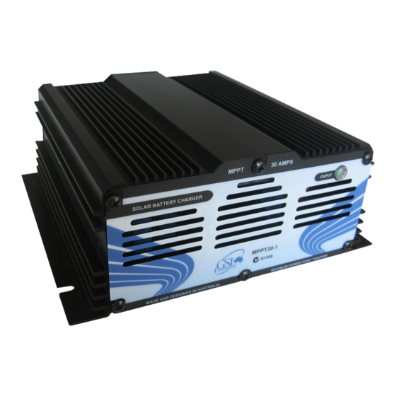 GSL MPPT30-1 Operating Instructions Manual