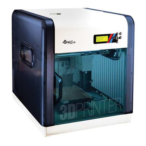 XYZ Printing da Vinci 2.0 Duo Product Manual