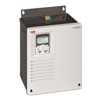 ABB DCS550 Series Manuals