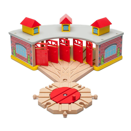 KidKraft Limited Edition Roundhouse Train Set & Table Assembly Instructions Manual