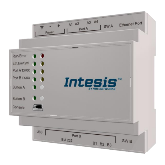 HMS Networks intesis ASCII Server KNX Manuals