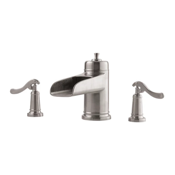 Spectrum Brands Pfister ASHFIELD RT6 806 Series Manual