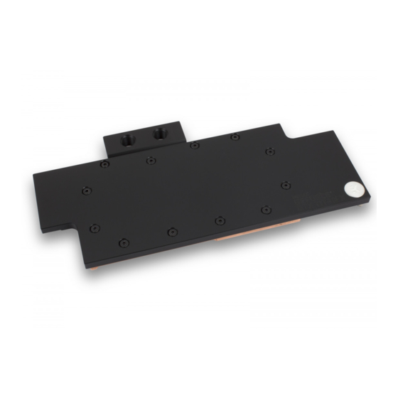ekwb EK-FC Titan X Pascal Series Installation Manual