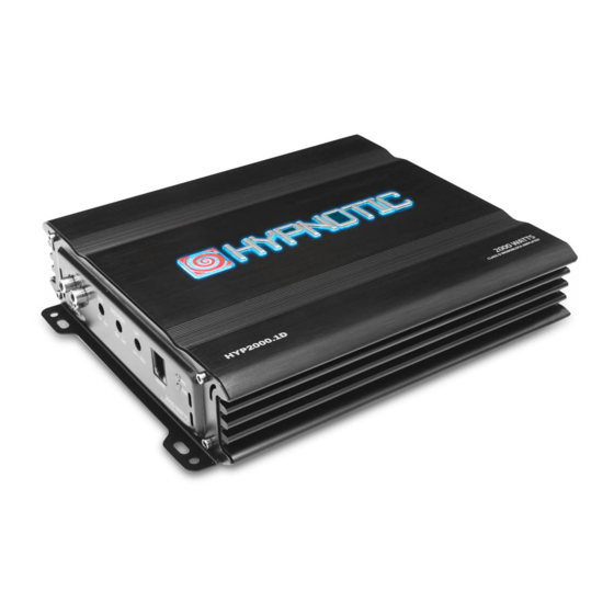 Hypnotic HYP2000.1D Instruction Manual
