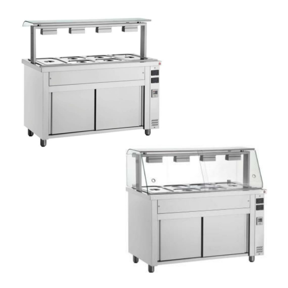 Inomak MJV711 Gastronorm Bain Marie Manuals