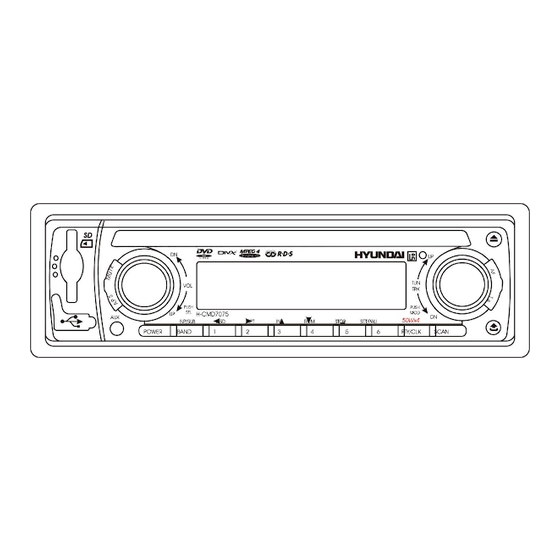 Hyundai H-CMD7075 Instruction Manual