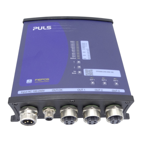 Puls FPS300.245-049-102 Installation Manual