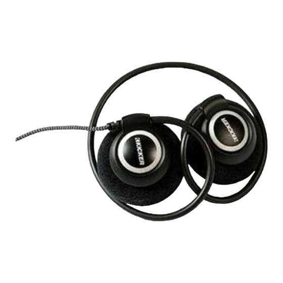 Kicker HP301 Owner's Manual