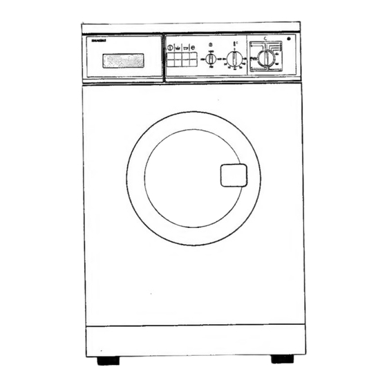 Siemens WM 2085 Manuals