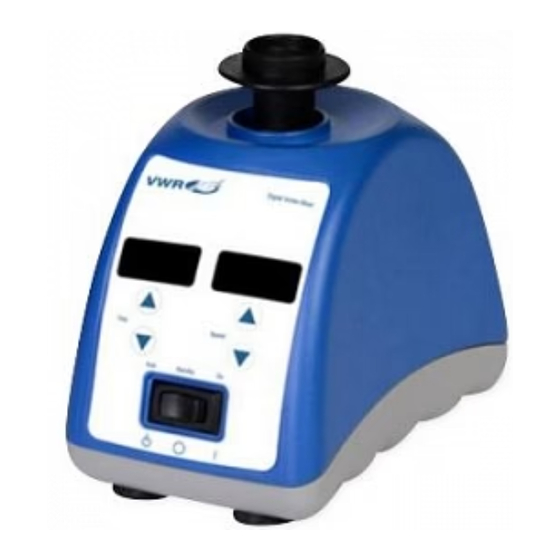 VWR Basic Vortex Mixer Instruction Manual