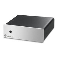 Box-Design Pro-Ject Phono Box S Instruction Manual