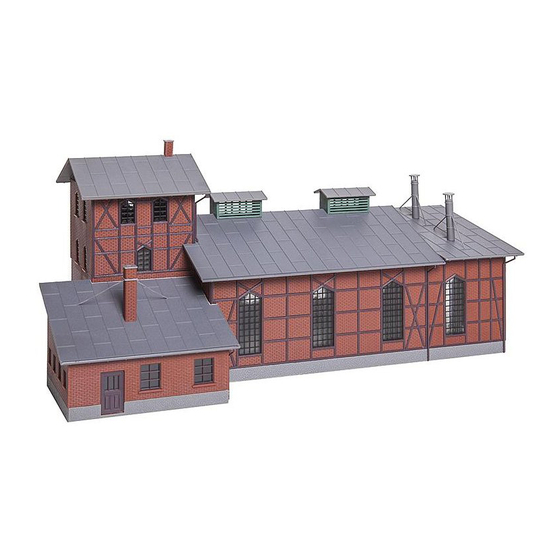 Faller ENGINE HOUSE Instructions Manual
