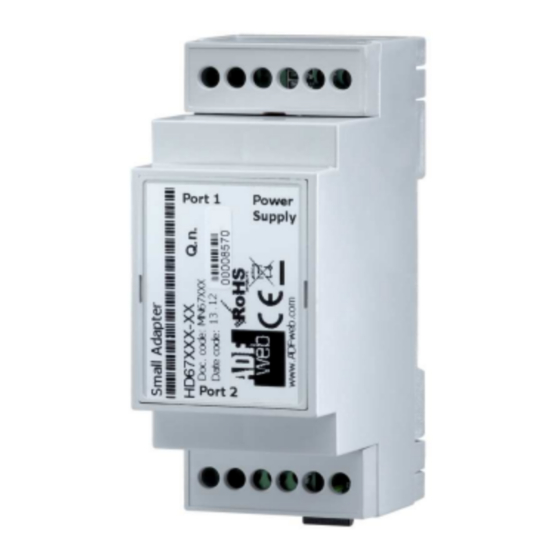 ADF Web HD67930-B2 User Manual