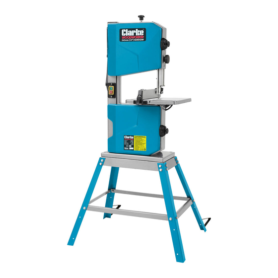 Clarke Woodworker CBS250C Operation & Maintenance Instructions Manual