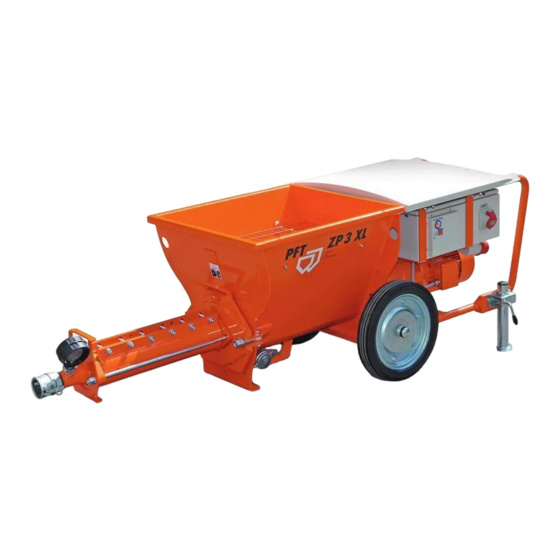 PFT ZP 3 XL FC-400V Operating Manual