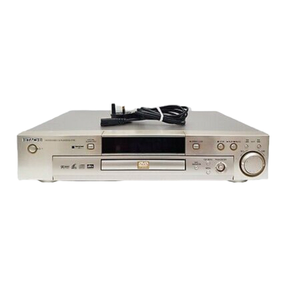 Hitachi DV-P705U Instruction Manual