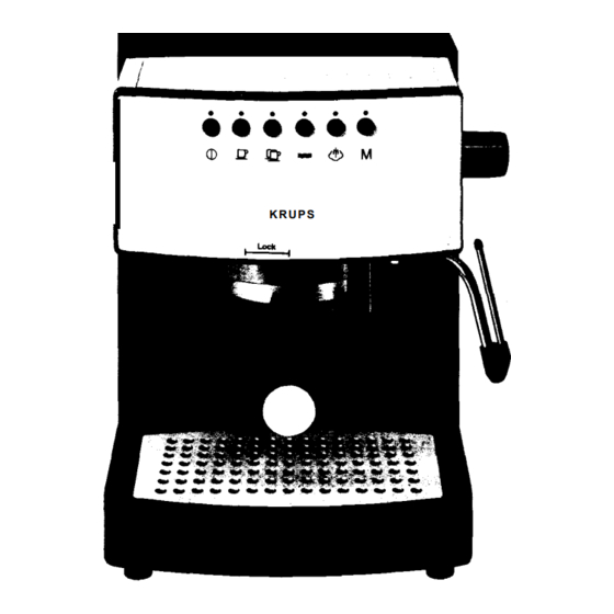 Krups Novo 4000 Programatic Instructions For Use Manual
