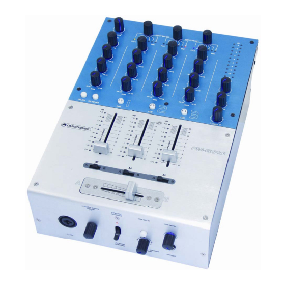 Omnitronic PM-3010 User Manual