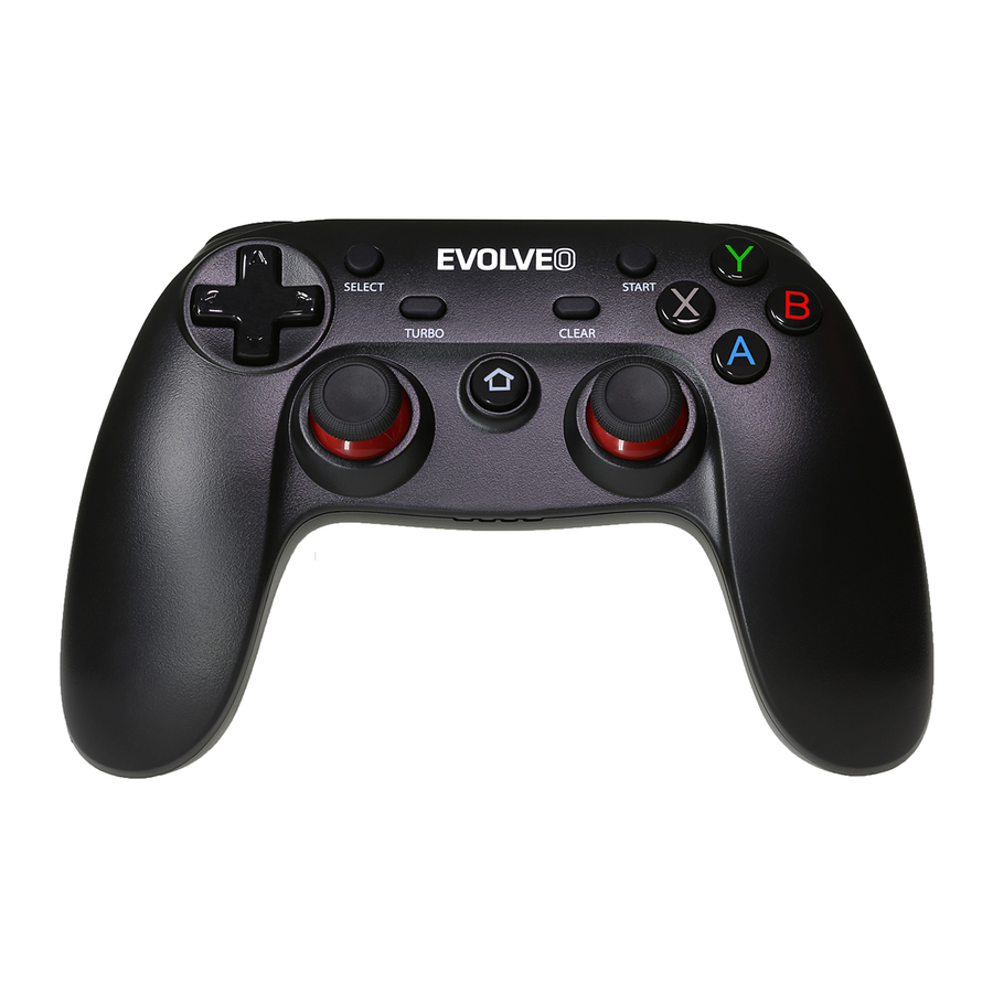 User Manuals: Evolveo FIGHTER F1 Wireless Gamepad