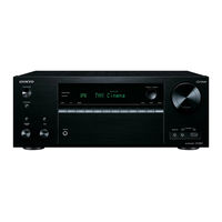 Onkyo HT-R997 Basic Manual