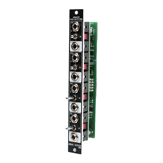ADDAC System ADDAC217 Assembly Manual