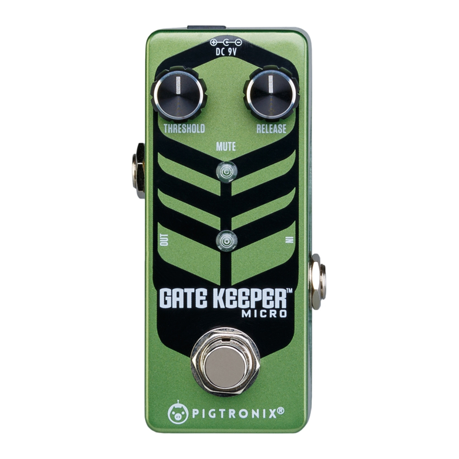 pigtronix Gatekeeper Micro User Manual