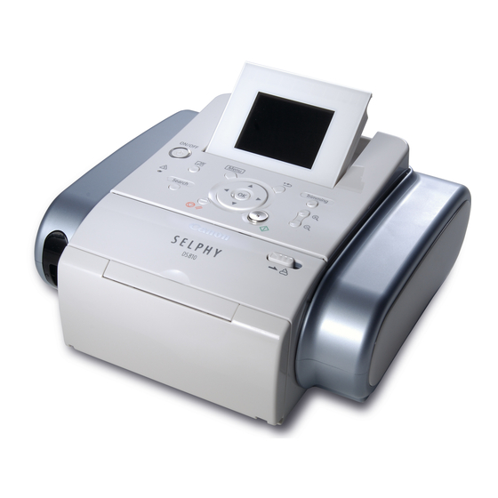 Canon SELPHY DS810 Photo Printing Manual